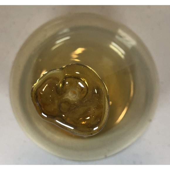 Zweifel Studio Art Hand Blown Glass Piece Amber Signed - Picture 2 of 3